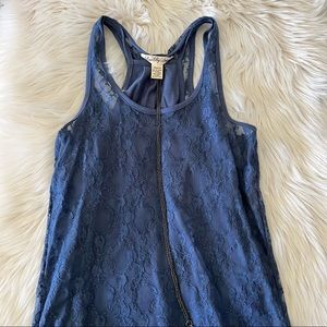 Lace Tank With Necklace